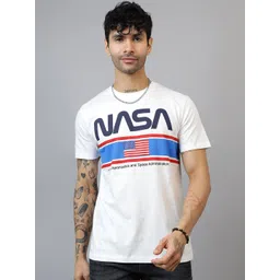 Free Authority Typography Round Neck Nasa Printed Pure Cotton Round Neck T-Shirt-picture-26