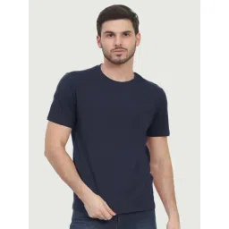 Freecultr Galaxy Blue Cotton Regular Fit T-Shirt-picture-45