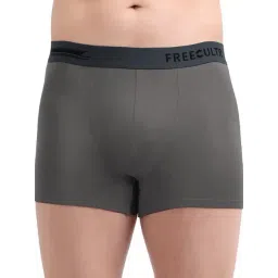 Freecultr Grey Modal Regular Fit Solid Trunks-picture-11