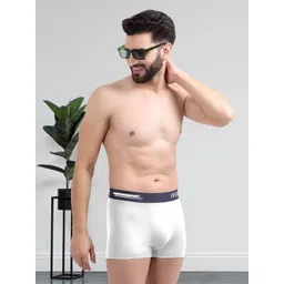 FREECULTR Men White Solid 3X Anti-Microbial Air-Soft Micromodal Trunk FC-XT-T-CW-image-13