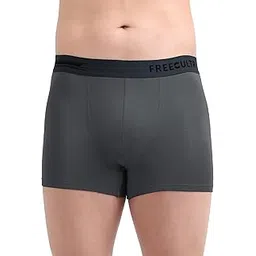 freecultr Men's Underwear Anti Bacterial Micromodal Airsoft Trunk - Non Itch No Chaffing Sweat Proof - Size XL Pack of 1-Ash Grey-picture-30