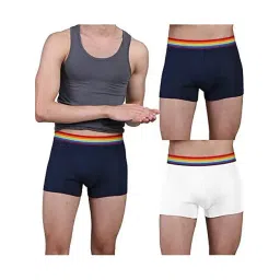 Freecultr Multi Color Modal Regular Fit Solid Trunks (Pack of 3)-picture-36