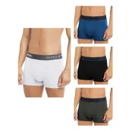 Freecultr Multi Color Modal Regular Fit Solid Trunks (Pack of 4)-picture-31