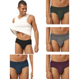 Freecultr Multi Comfort Fit Briefs - Pack of 5-picture-19