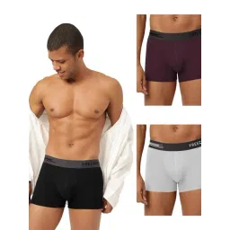 Freecultr Multi Comfort Fit Trunks - Pack of 3-picture-37