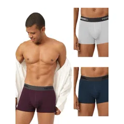 Freecultr Multi Comfort Fit Trunks - Pack of 3-picture-25