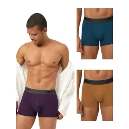 Freecultr Multi Comfort Fit Trunks - Pack of 3-picture-10