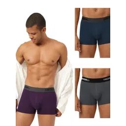 Freecultr Multi Comfort Fit Trunks - Pack of 3-picture-27