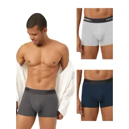 Freecultr Multi Comfort Fit Trunks - Pack of 3-picture-28