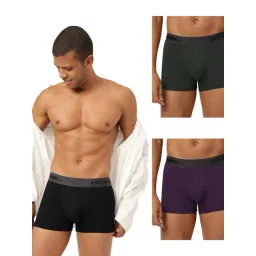 Freecultr Multi Comfort Fit Trunks - Pack of 3-picture-29