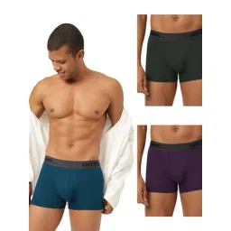 Freecultr Multi Comfort Fit Trunks - Pack of 3-picture-23