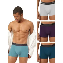 Freecultr Multi Comfort Fit Trunks - Pack of 4-picture-22