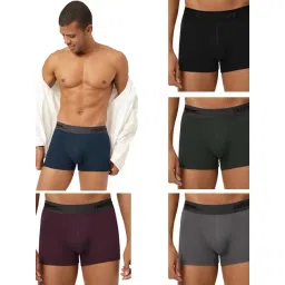 Freecultr Multi Comfort Fit Trunks - Pack of 5-picture-19