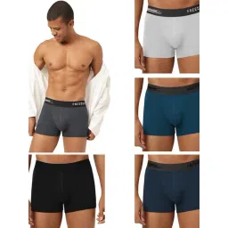 Freecultr Multi Comfort Fit Trunks - Pack of 5-picture-15