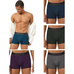 Freecultr Multi Comfort Fit Trunks - Pack of 5-picture-29