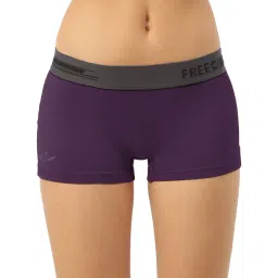 Freecultr Purple Plain Boy-Shorts Panty-picture-29