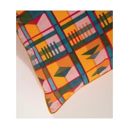 freedom tree Cambaya Cotton Duck Red Cushion Cover - 24 X 24 Inches image 3