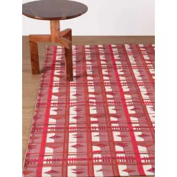 freedom tree Cambaya Pure Cotton Blue Printed Rug - 2.5Ft X 4.5Ft-picture-15