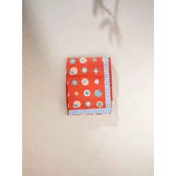 FREEDOM TREE Celestial Sky Red & Blue Printed Pure Cotton KingBedcover-image-34