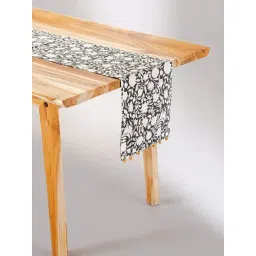 freedom tree Flora Cotton Duck Charcoal Print & Pattern Table Runners-picture-15