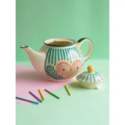 freedom tree Joyee Hand Painted Ceramic Tea Pot-picture-35