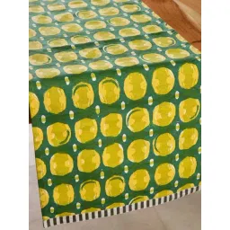 Freedom Tree Marica Pure Cotton Yellow Table Runner-picture-26