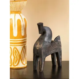 freedom tree Tumbu The Black Beauty Black Mango Wood Animal Figurine-picture-42