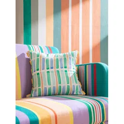 FREEDOM TREE White & Green Geometric Square Cushion Covers-picture-36