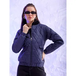 Freehand by The Indian Garage Co Spread Collar Padded Jacket-picture-10