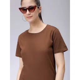 Freehand by The Indian Garage Co Women Drop-Shoulder Sleeves Pockets T-shirt-picture-42