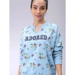 Freehand by The Indian Garage Co Women Printed Long Sleeves Pullover Sweatshirt-picture-31