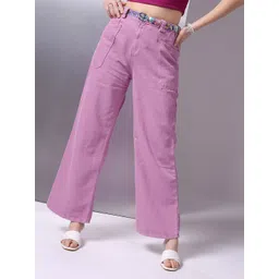 Freehand by The Indian Garage Co Women Relaxed Fit Clean Look Mid-Rise Jeans-picture-41