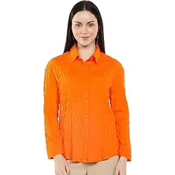 freehand by The Indian Garage Co Women Oversized Solid Shirt-picture-29