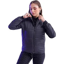 freehand by The Indian Garage Co Women Regular Fit Solid Puffer Jacket-picture-53