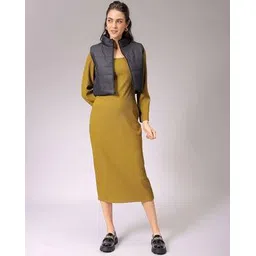 freehand Women Regular Fit Zip-Front Bomber Jacket -picture-29