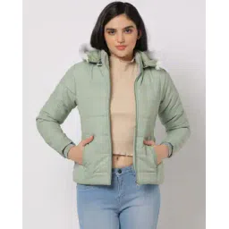 freehand Zip-Front Slim Fit Jacket with Detachable Hood-picture-21