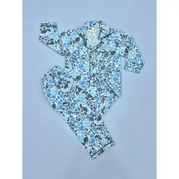 Freesia Array Kids Camouflage Printed Pure Cotton Shirt & Pyjamas Night suit-picture-10