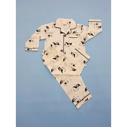 Freesia Array Unisex Kids Printed Night suit-picture-11