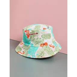 French Accent Men Floral Printed Bucket Hat-image-33