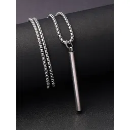 French Accent Men Silver-Plated Chain-image-32