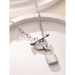 French Accent Men Silver-Plated Chain-image-5