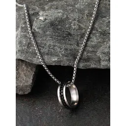 French Accent Men Silver-Plated Chain-image-49
