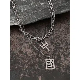 French Accent Men Silver-Plated Chain-picture-23