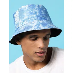French Accent Men Tie & Dye Printed Bucket Hat image 4