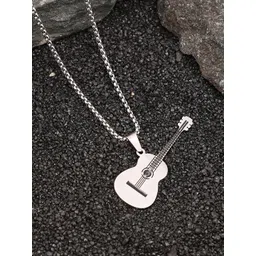 French Accent Silver-Plated Contemporary Pendants with Chains-picture-35