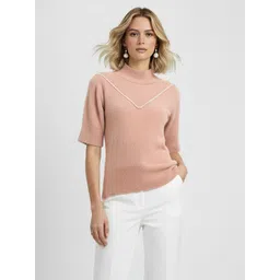 French Connection Beaded Fuzzy Pullover-picture-18