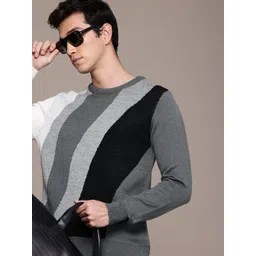 French Connection Colourblocked Pullover Sweaters-picture-19