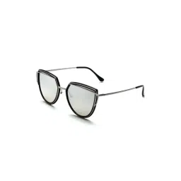 French Connection FC7432 Silver Mirrored Square Sunglasses-picture-28