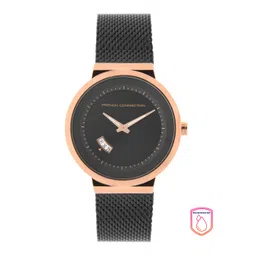 French Connection Men Black & Rose Gold Analogue Watch-picture-12