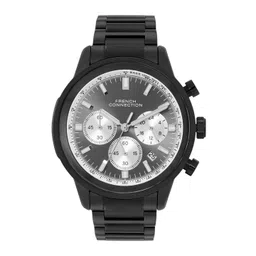 French Connection Men Dial & Stainless Steel Bracelet Style Straps Analogue Chronograph Watch FCN0120BM-picture-21